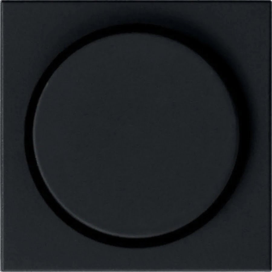 Gira draai/drukknop voor dimmer Mat zwart - System 55 - Outledtl.nl